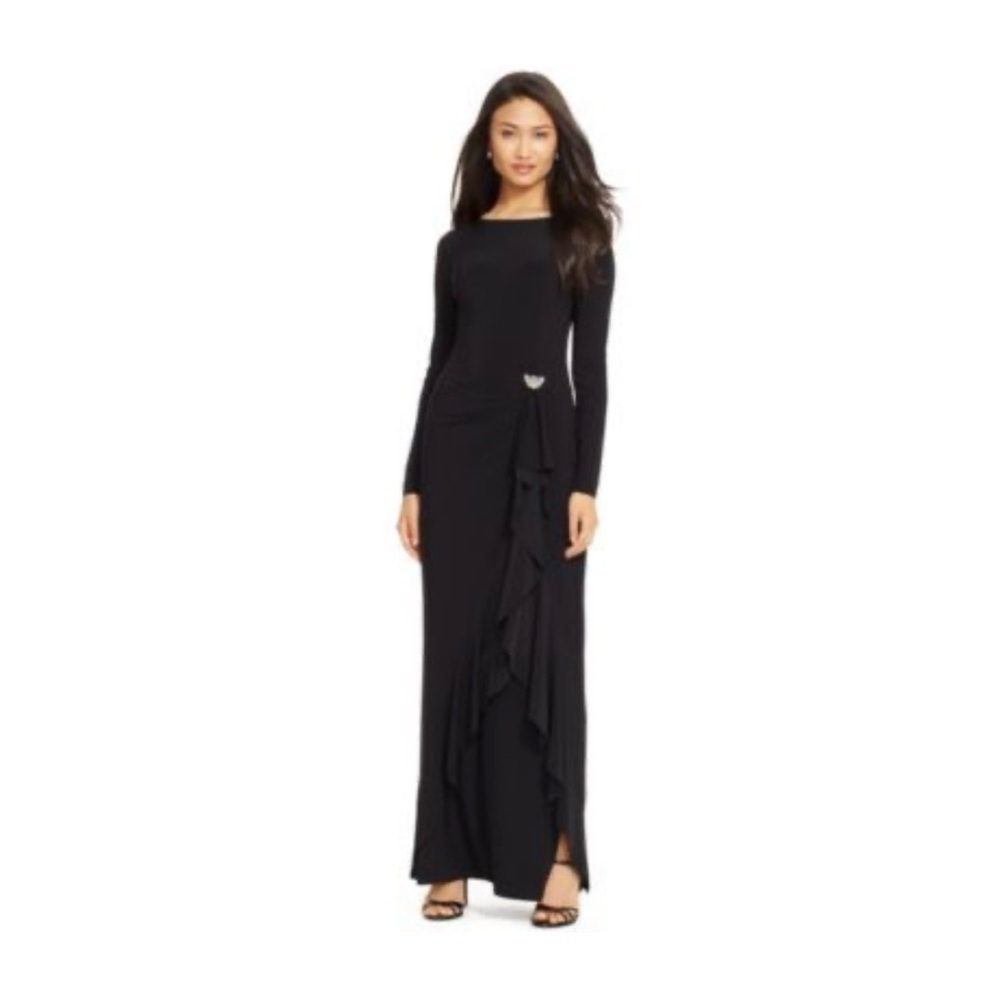 Lauren Ralph Lauren Evening Classic Black dress size 4